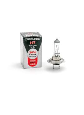 Bec halogen H7 55W, +30% intensitate - CARGUARD
