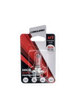 Bec halogen H7, 55W, +30% intensitate - CARGUARD