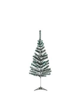 Brad artificial – 120 cm – cu aspect înzăpezit – PVC