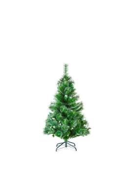 Brad artificial – 120 cm – cu ramuri dese – PVC – înzăpezit