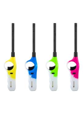 Brichetă pe gaz - reîncărcabilă - multicolor - 27 cm