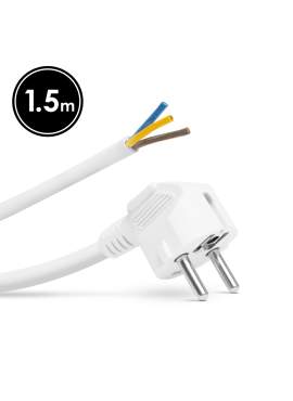 Cablu de rețea montabil, de 1,5 metri - 3 x 1,5 mm² - alb