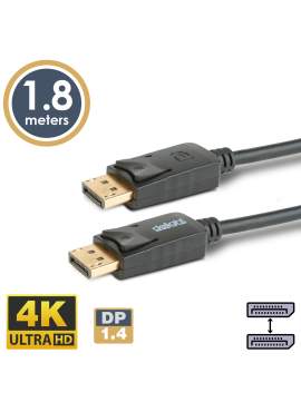 Cablu DisplayPort la DisplayPort - 1.4 - 4K HDR + MST - 1.8 m