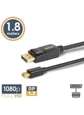 Cablu DisplayPort la Mini DisplayPort - 1.2 - FullHD 1080p - 1.8 m