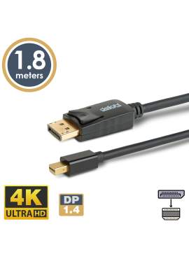 Cablu DisplayPort la Mini DisplayPort - 1.4 - 4K HDR - 1.8 m