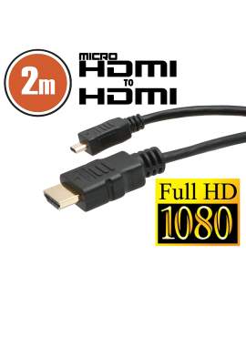 Cablu micro HDMI • 2 mcu conectoare placate cu aur