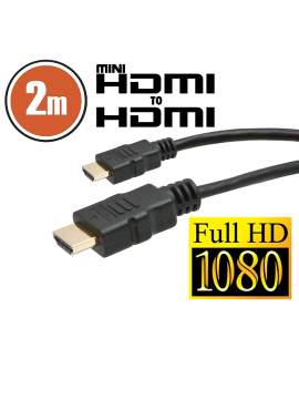 Cablu mini HDMI • 2 mcu conectoare placate cu aur