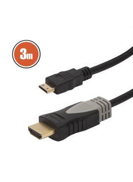 Cablu mini HDMI • 3 mcu conectoare placate cu aur