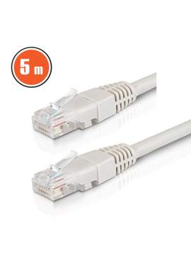 Cablu Internet UTP CAT6 CCA Gri - 5 m