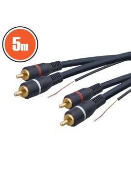 Cablu RCAfisa 2 x RCA-fisa 2 x RCA5,0 m