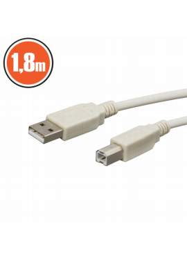 Cablu USB 2.0 fisa A - fisa B1,8 m