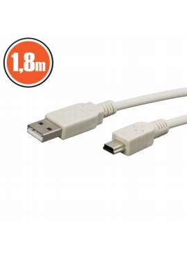 Cablu USB 2.0fisa A - fisa B (mini)1,8 m