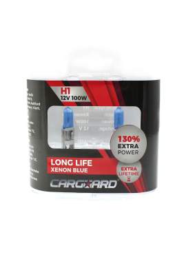 Set de 2 becuri Halogen H1, 100W +130% Intensitate - LONG LIFE - CARGUARD