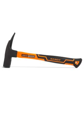 Ciocan de dulgherie profesional, cu tragator si suport de cuie magnetic si maner fibra de sticla 600 g