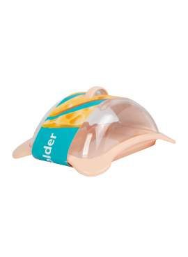 Cutie suport branza - plastic - piersic - 16 x 12,5 x 7,1 cm