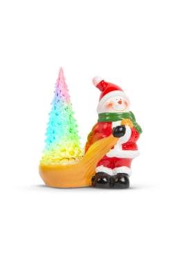 Decor de Crăciun LED RGB - om de zăpadă - 13 x 7 x 15 cm