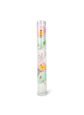 Decor de Paște - set ouă - 3 tipuri - 6 cm - 6 buc/pachet