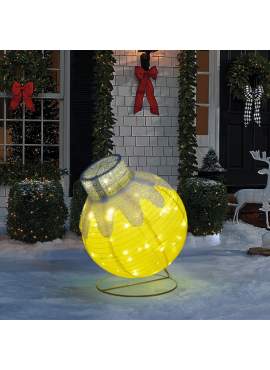 Decor Luminos Crăciun - Ornament Sferic - 60 LED - 60 x 83 cm - Auriu - 100-240 V AC