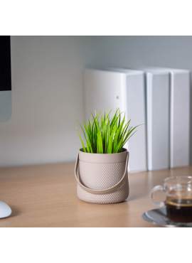 Decor plante artificiale - coș - 11 x 18 cm - 3 tipuri