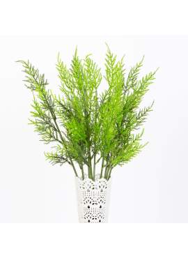 Decor plante artificiale - verde - 9 x 45 cm