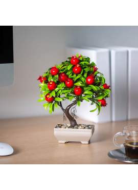 Decor plante artificiale - Rodie - 18 x 24 cm