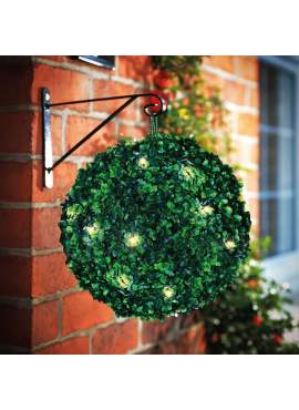 Decor solar - plantă suspendabilă - 25 cm - 20 LED alb cald