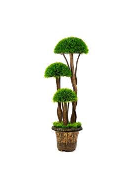 Decoratiune cu plantă artificială - Arbust Boxwood sferic - 90 cm