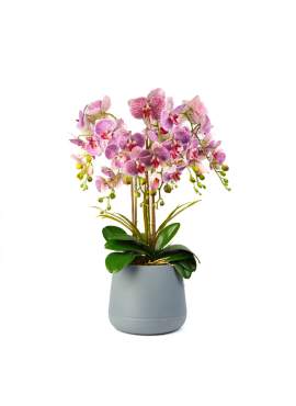 Decorațiune cu plantă artificială – Orhidee mov – 83 cm