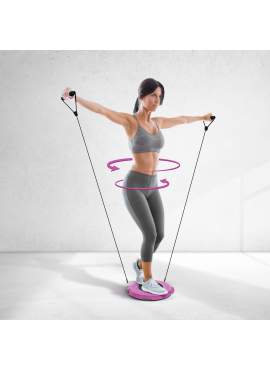 Disc Twister pentru fitness - cu coardă de cauciuc - 29 cm - BEWELLO