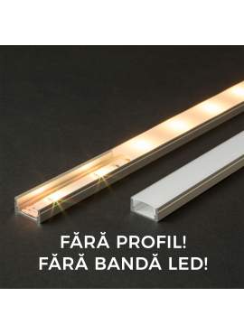 Ecran opal pt. profil aluminiu LED - 1000 mm