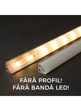 Ecran opal pt. profil aluminiu LED - 1000 mm