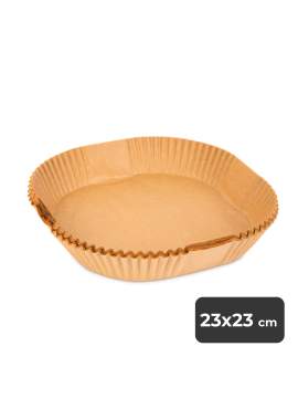 Hartie de copt pentru friteuza cu aer - pătrată - 23 cm - 50 buc/pachet