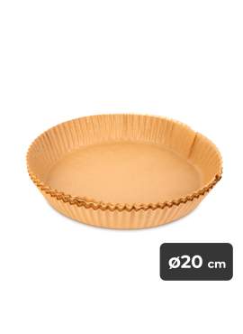 Hartie de copt pentru friteuza cu aer - rotunda - 20 cm - 50 buc/pachet