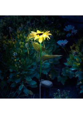 Lampă solară floarea soarelui- 75 cm - 8 LED alb cald