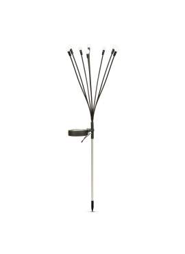 Lampă solară - licurici - 8 LED-uri alb cald - 70 cm