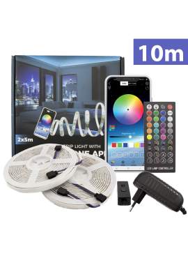 Set banda LED RGB - SMART - 10 m, IP65 - SunShine