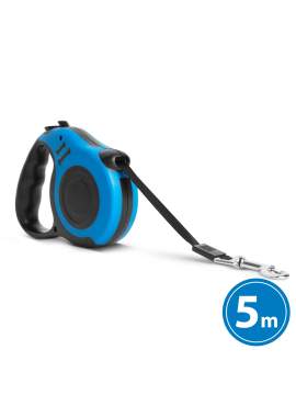 Lesă automată - 5 m - albastră