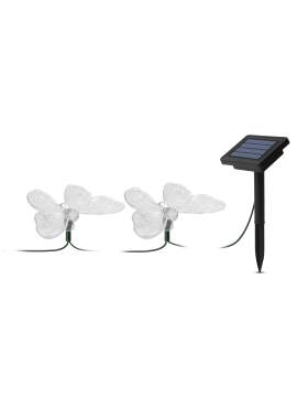Lampă solară cu LED - fluturi - 2,9 m - 10 LED-uri colorate
