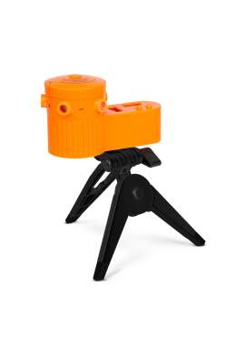 Nivelă Laser Mini cu Trepied - 105 x 50 x 60 mm - 3 x AG13