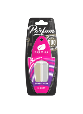 Odorizant auto Paloma Parfum DUO Cherry/Bubble Gum 2x3ml
