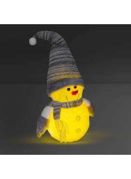 Om de zăpadă LED de Craciun - 35 cm - 3 x AA