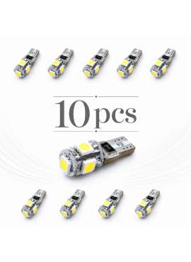 Pachet 10 Leduri auto pozitie can-bus T10 3W Carguard