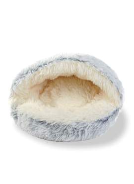 Pat pentru pisici - rotund - 50 cm - gri