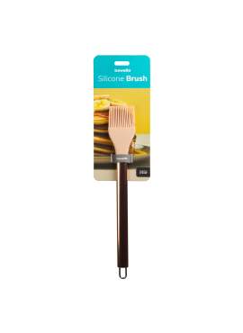 Pensulă din silicon - culoare piersică - 28 x 5 x 1,7 cm