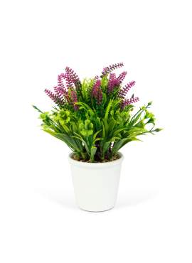 Plantă artificială decorativă - Lavandă - 20 x 8 cm