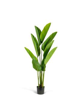 Plantă decorativă artificială bananier – 1,6 m, verde
