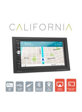 Player auto „California” - 2 DIN - 4 x 50 W - WiFi - BT - MP5 - AUX - SD - USB