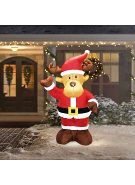 Ren gonflabil - 135 cm - IP44 - 3 LED-uri albe - 100 - 240V