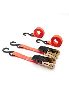 Set 2 chingi cu clichet Carguard – 25 mm × 3 m – 680 kg