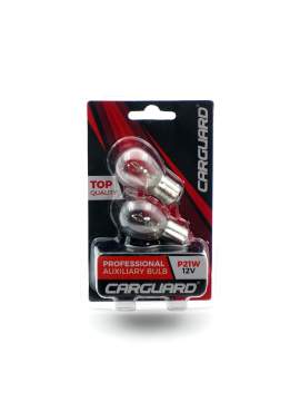 Set de 2 becuri auto P21W - incolor - CARGUARD
